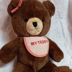 House of Lloyd vintage bear 15' PLush Brown baby bear, stuffed animal
